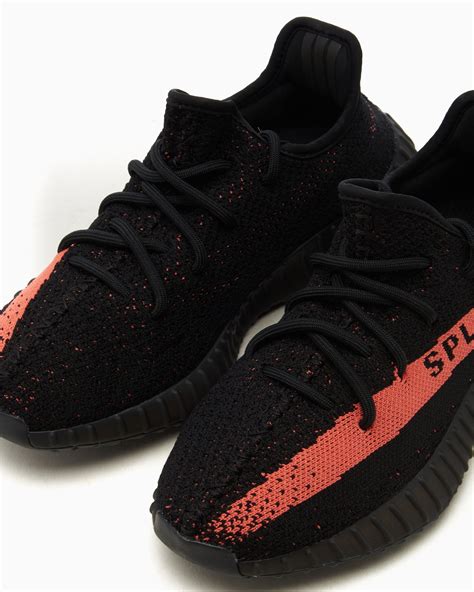 adidas Yeezy Boost 350 V2 kernschwarz rot Herren – BY9612 – 